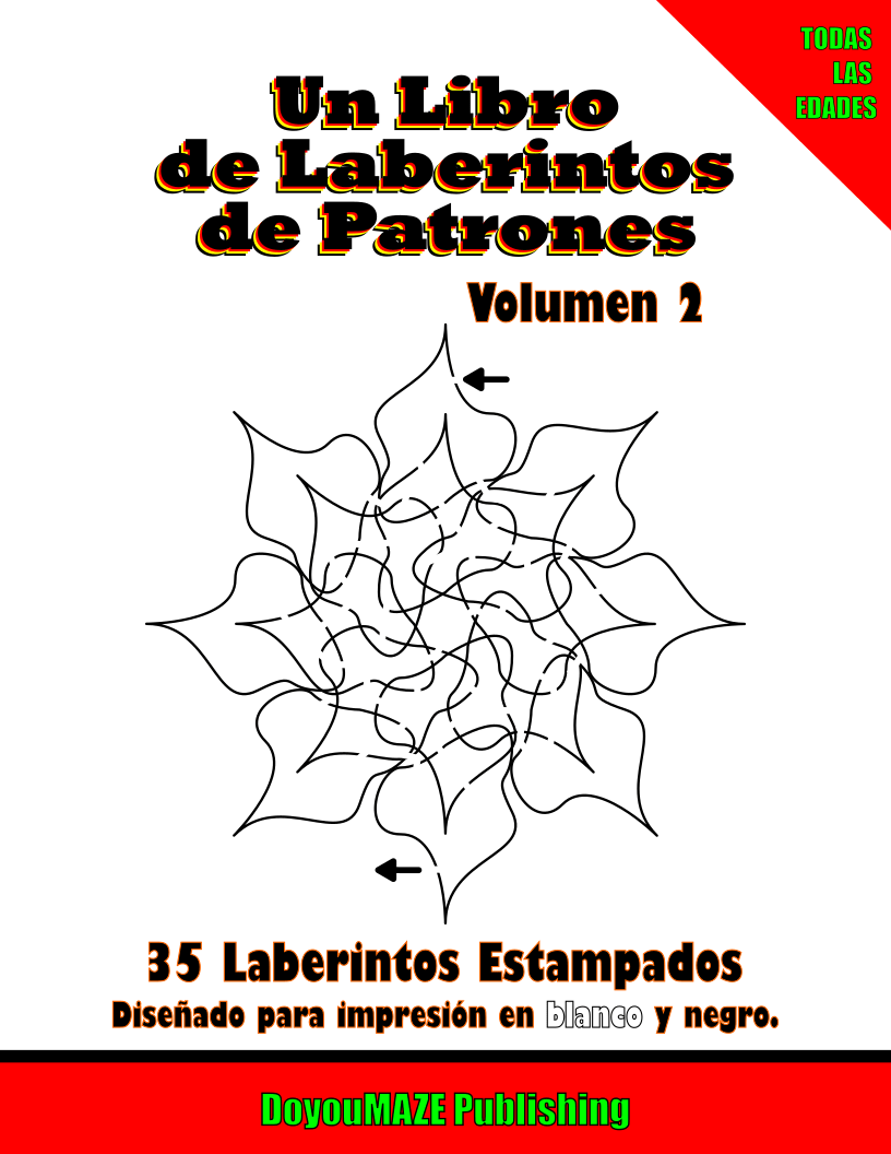 UN LIBRO DE LABERINTO DE PATRONES: VOL 2