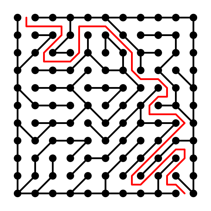 How to make a connected dots maze step 4