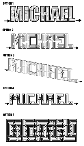 5 Options Michael name mazes