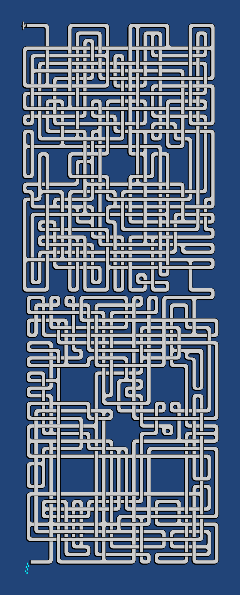 Weekly Hard Maze #13 - Large Pipes Maze