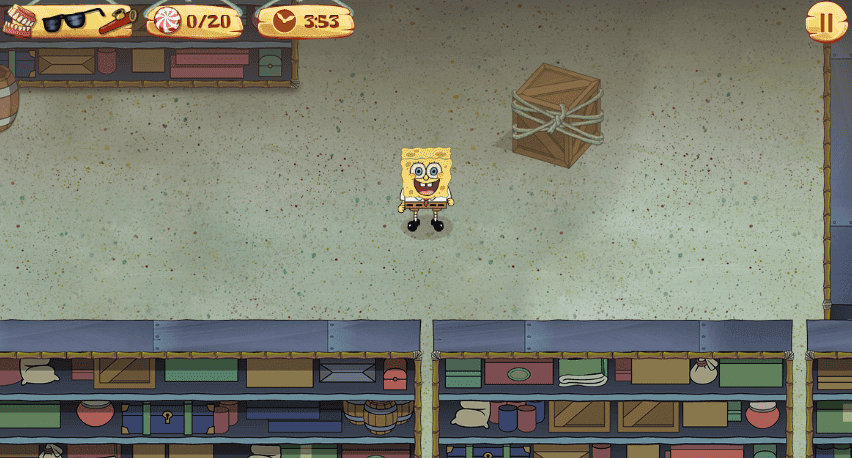 SpongeBob Squarepants Lost Treasures gameplay.