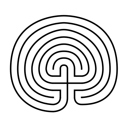 Right handed 7 circuit classical labyrinth