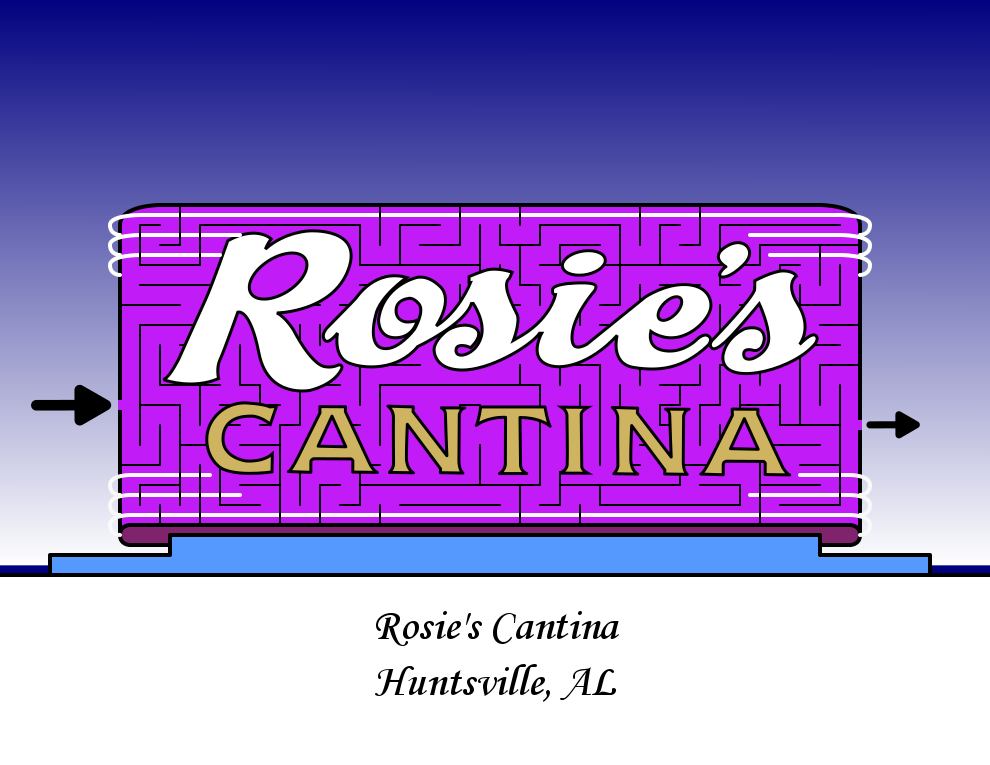 Rosie's Mexican Cantina Huntsville AL Maze