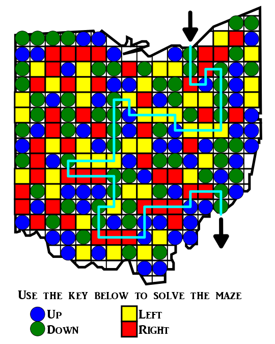HOW TO MAKE A PUZZLE MAZE step 6 the solution