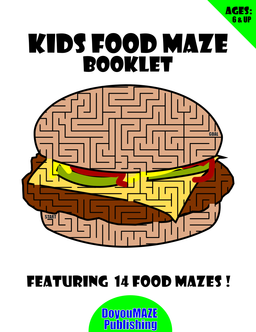 Food Maze Section Updates — Free Printable Mazes for All Ages