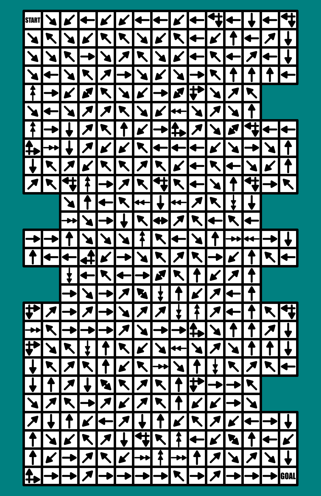 Weekly Hard Maze #41 - Large Arrow Maze
