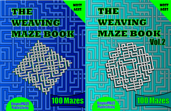 Weaving Maze Book Vol 1 & 2 covers