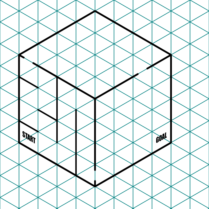ow to Make a Axonometric Maze step 3