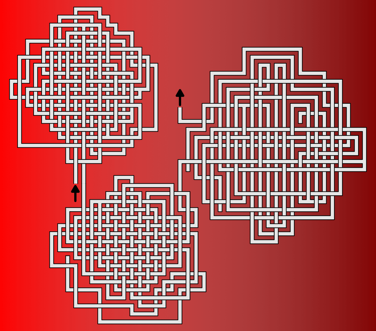 Weekly Hard Maze #31 - Triple Weaving Maze