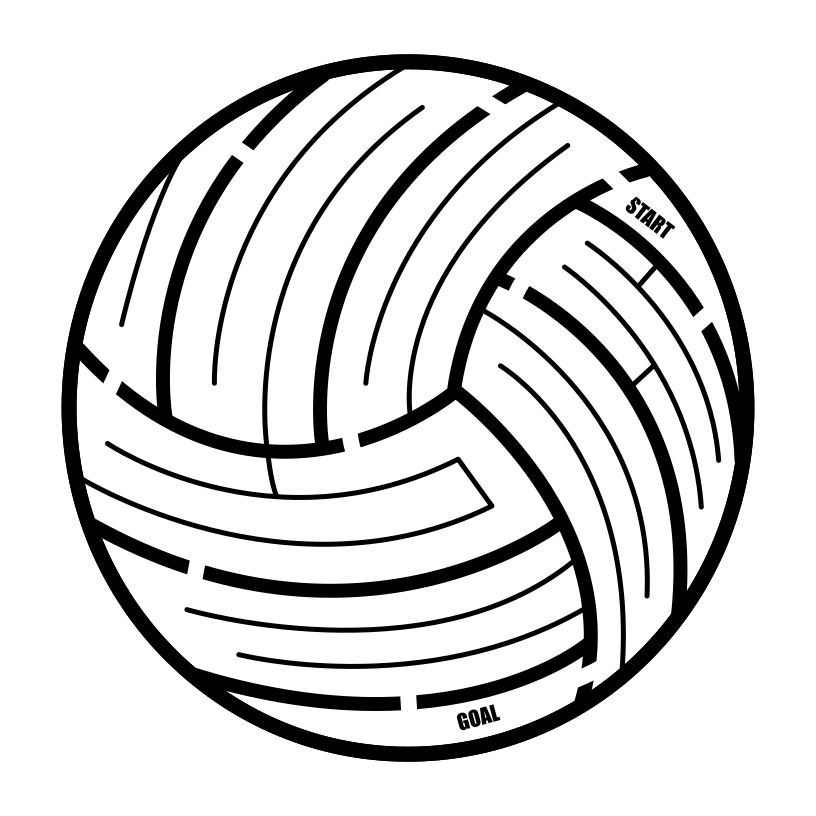 Volleyball maze