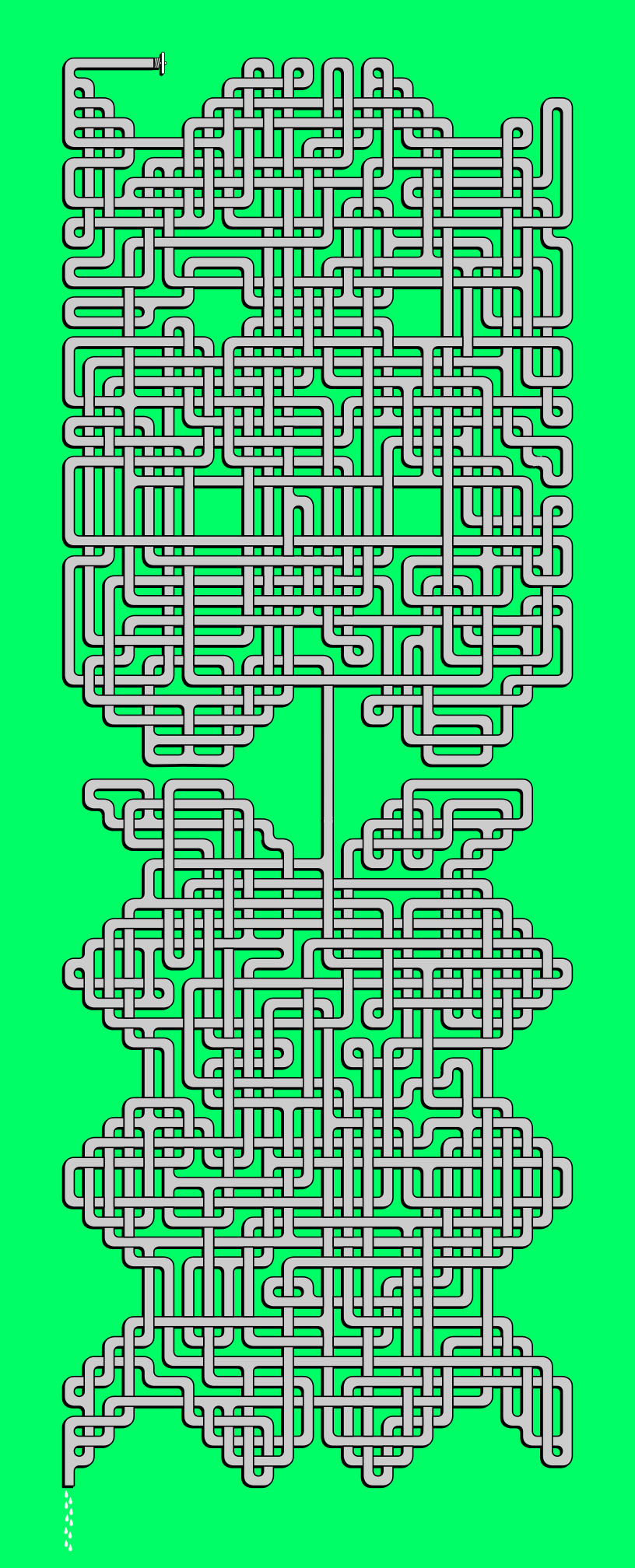 Weekly Hard Maze #27 - Pipe Maze