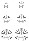 How to Draw a Classical 7 Circuit Labyrinth — Free Printable Mazes for ...