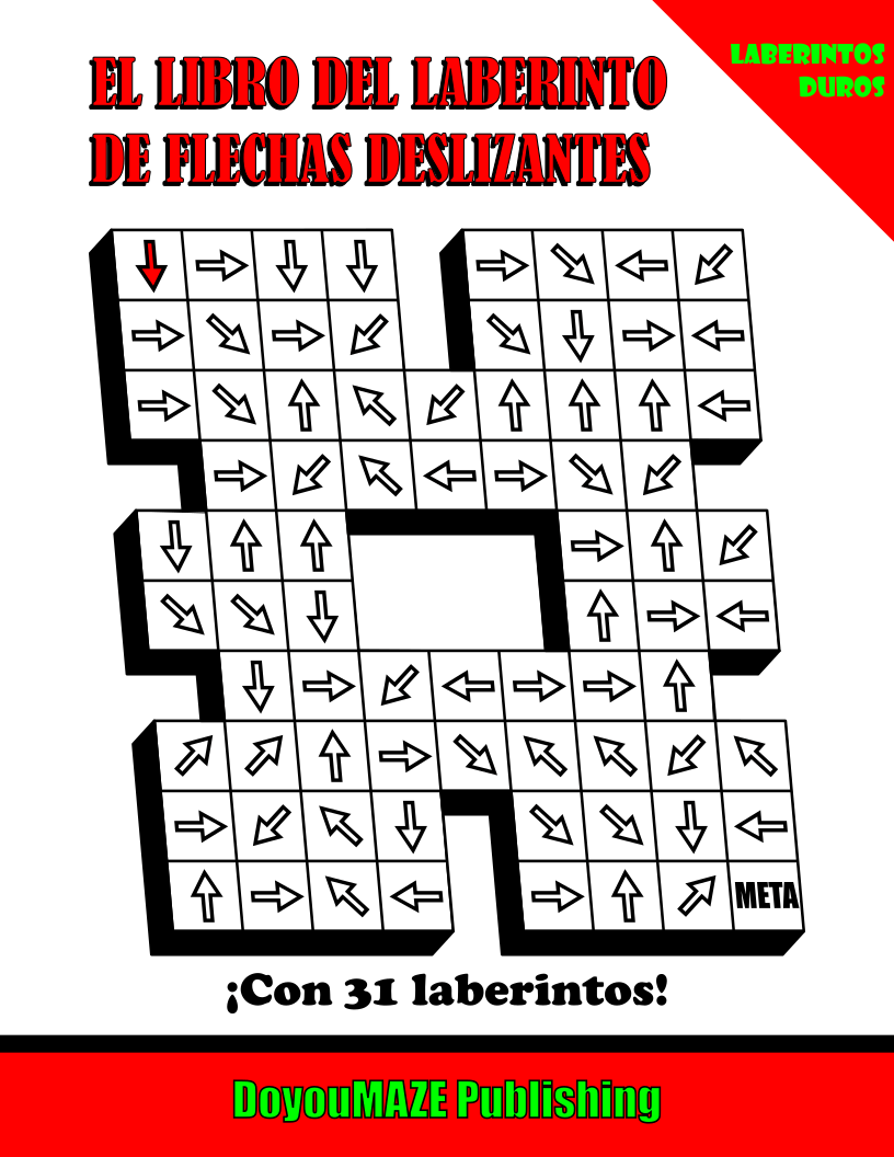 El libro del laberintos de flechas deslizantes