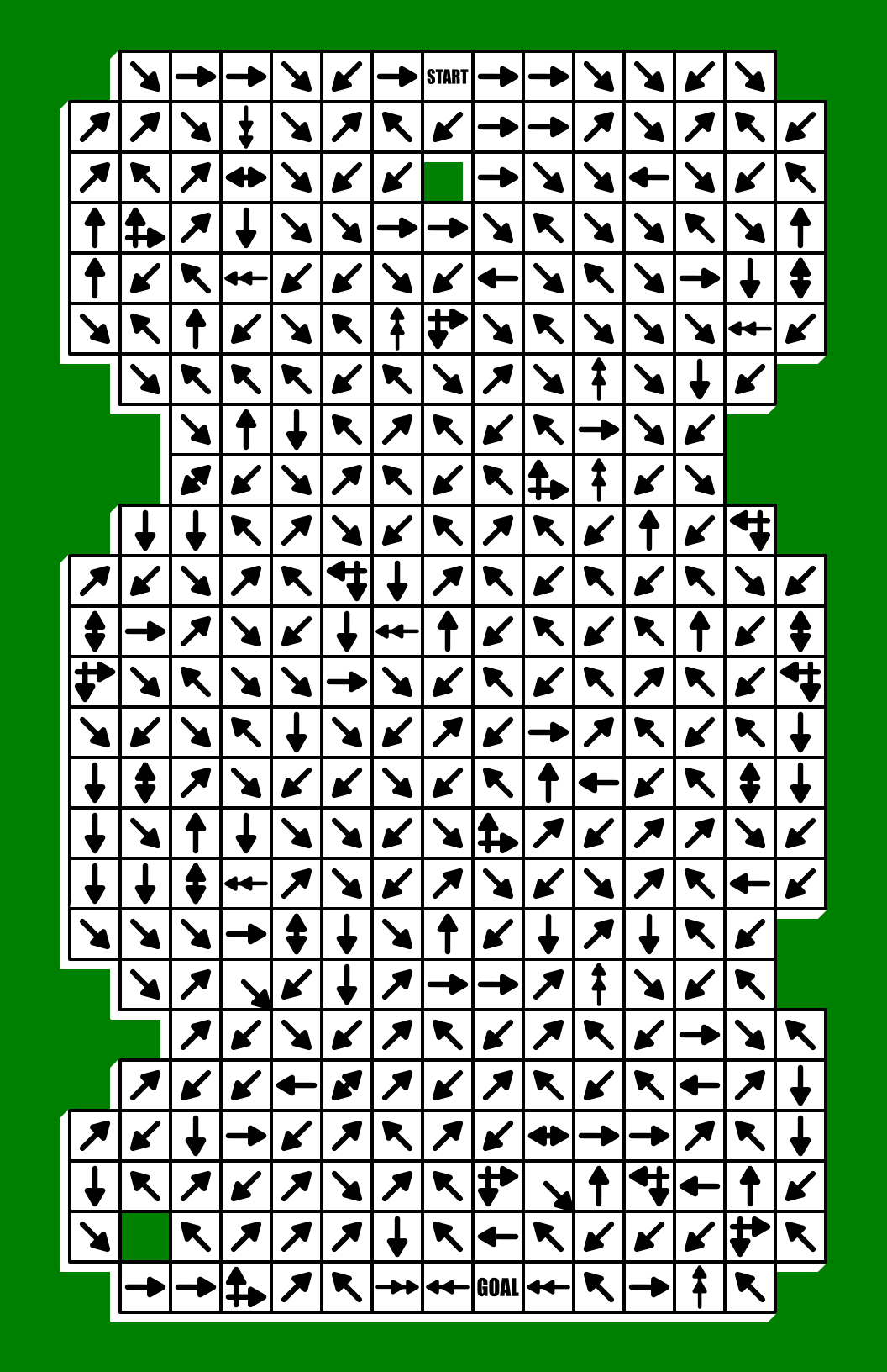 Weekly Hard Maze #18 - Large Arrow Maze