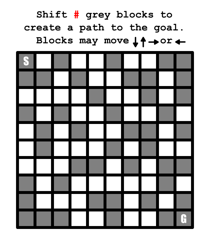 How to make a block move maze step 5