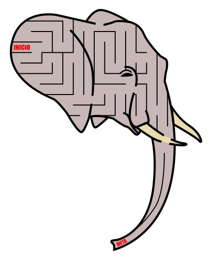 Elefante laberinto