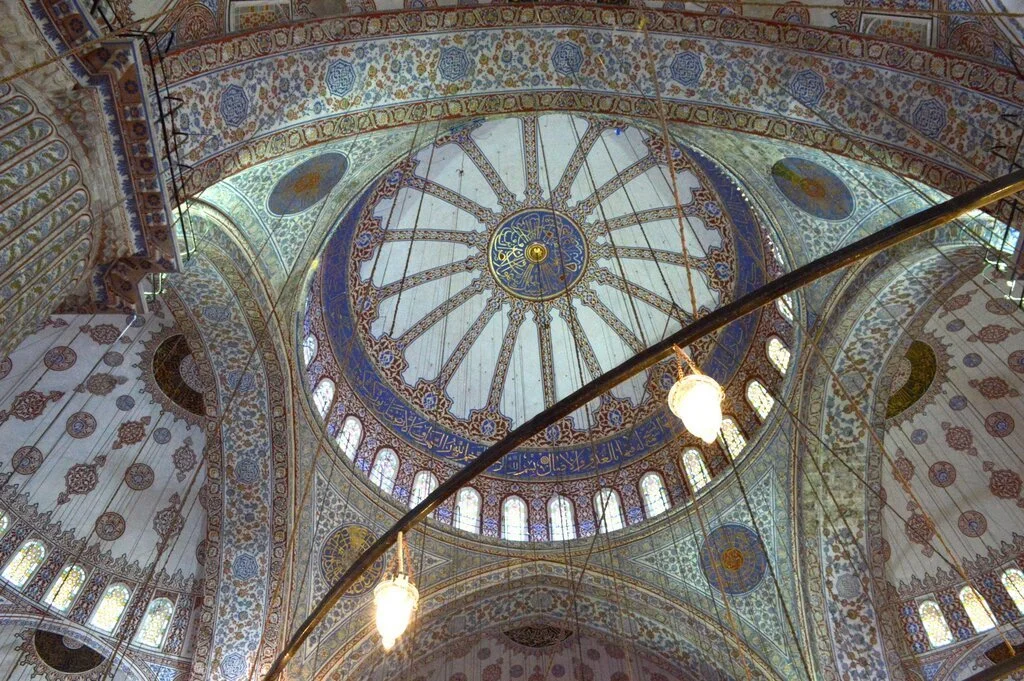 The Blue Mosque, Istanbul ceiling