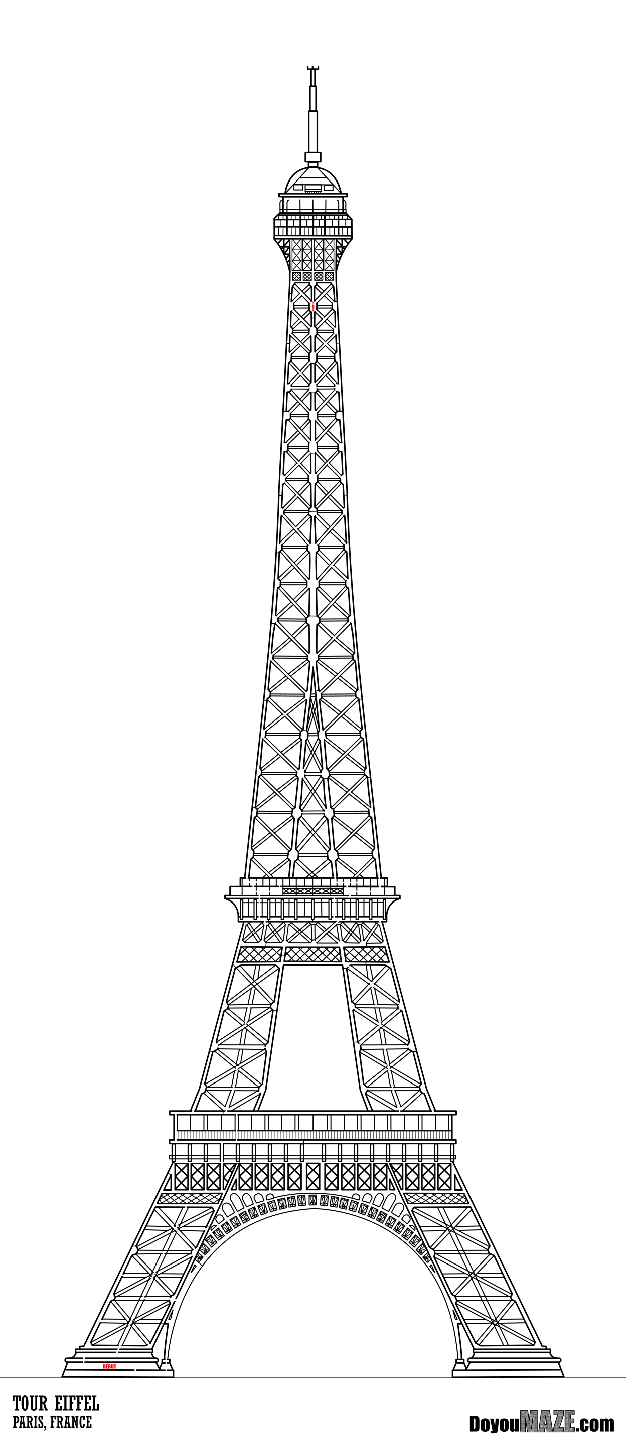 Eiffel Tower Maze