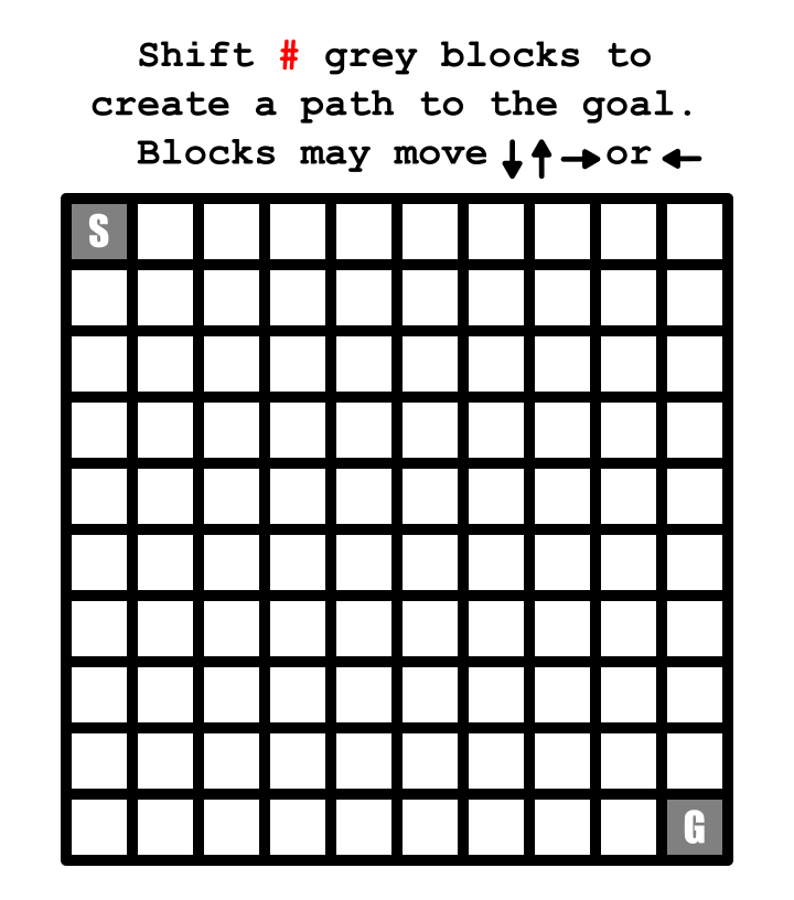 How to make a block move maze step 3