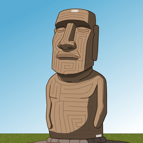 Moai Statue Maze 5x5.png