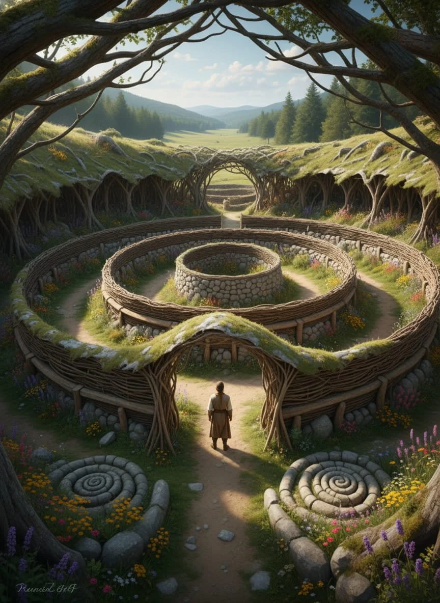A Labyrinth constructed from natural materials 2026