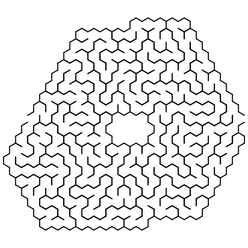 20x20 maze shape from codebox example