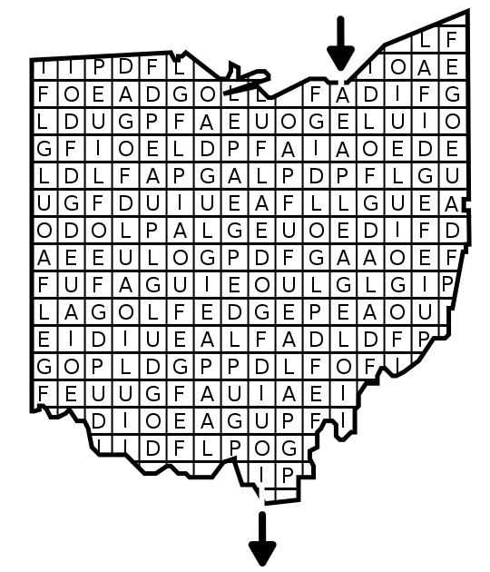 HOW TO MAKE A LETTER MAZE - STEP 5/6
