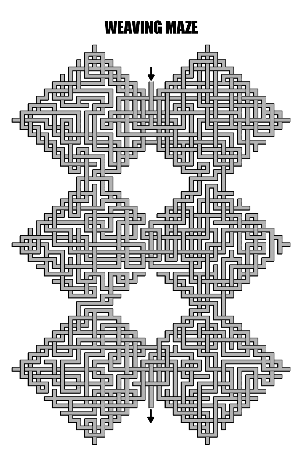 Large Weaving Maze