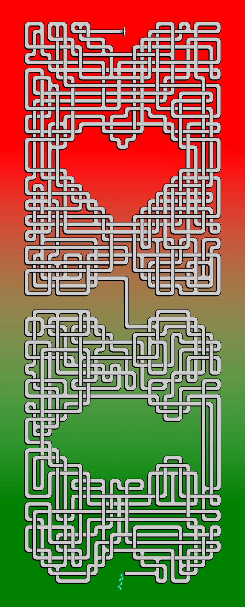 Weekly Hard Maze #20 - Pipes Maze