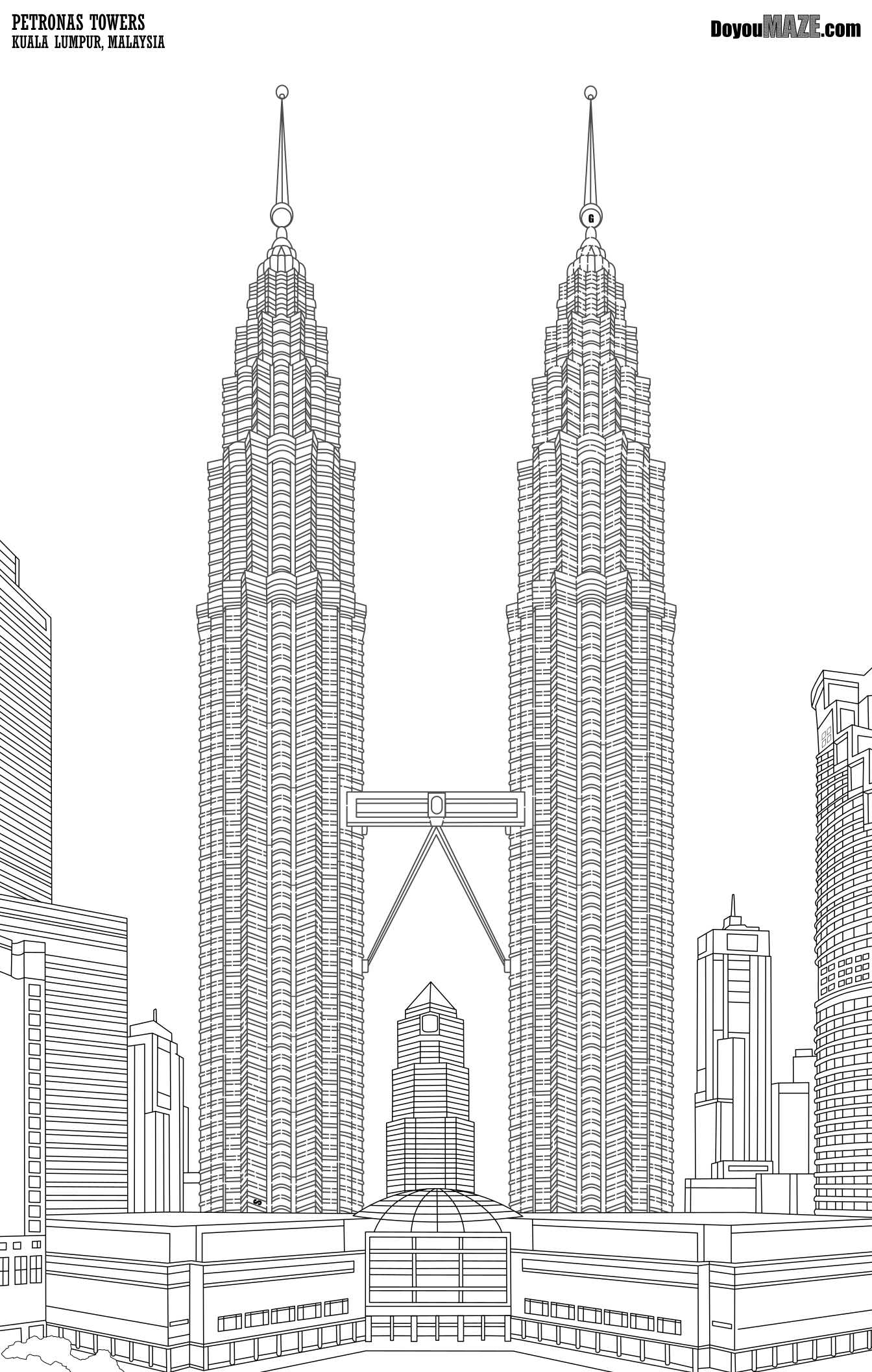 Petronas Twin Towers Maze