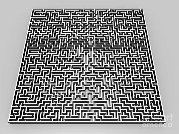 Maze Artwork #11 Poster