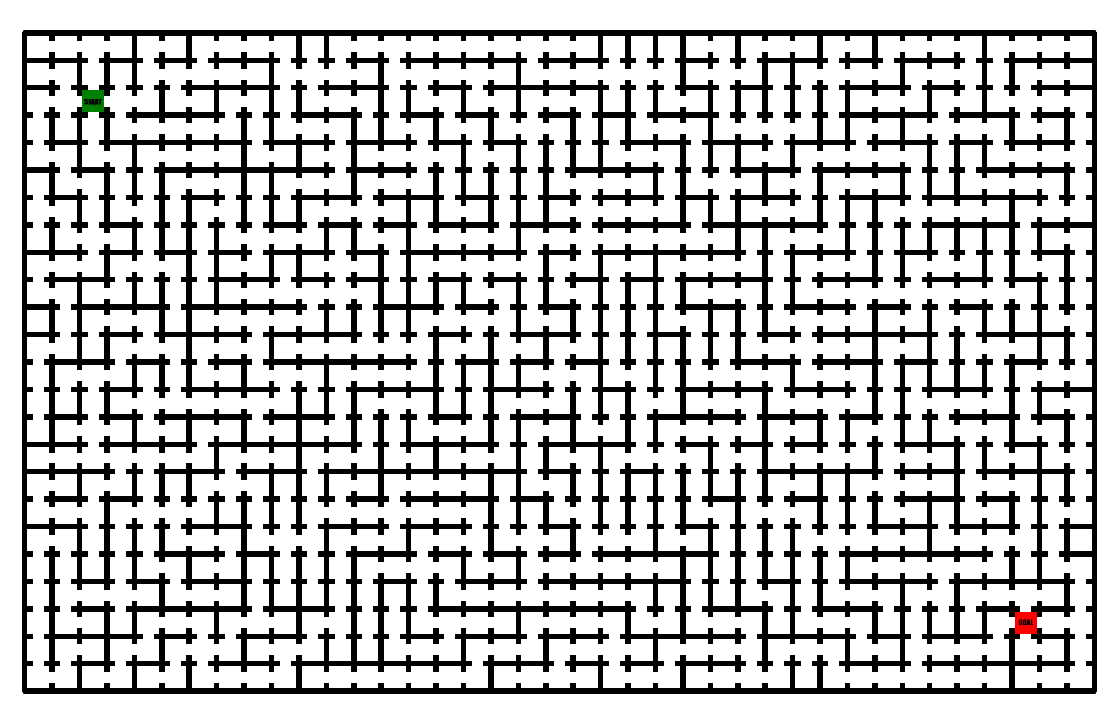 Weekly Hard Maze #28 - Large Grid Maze