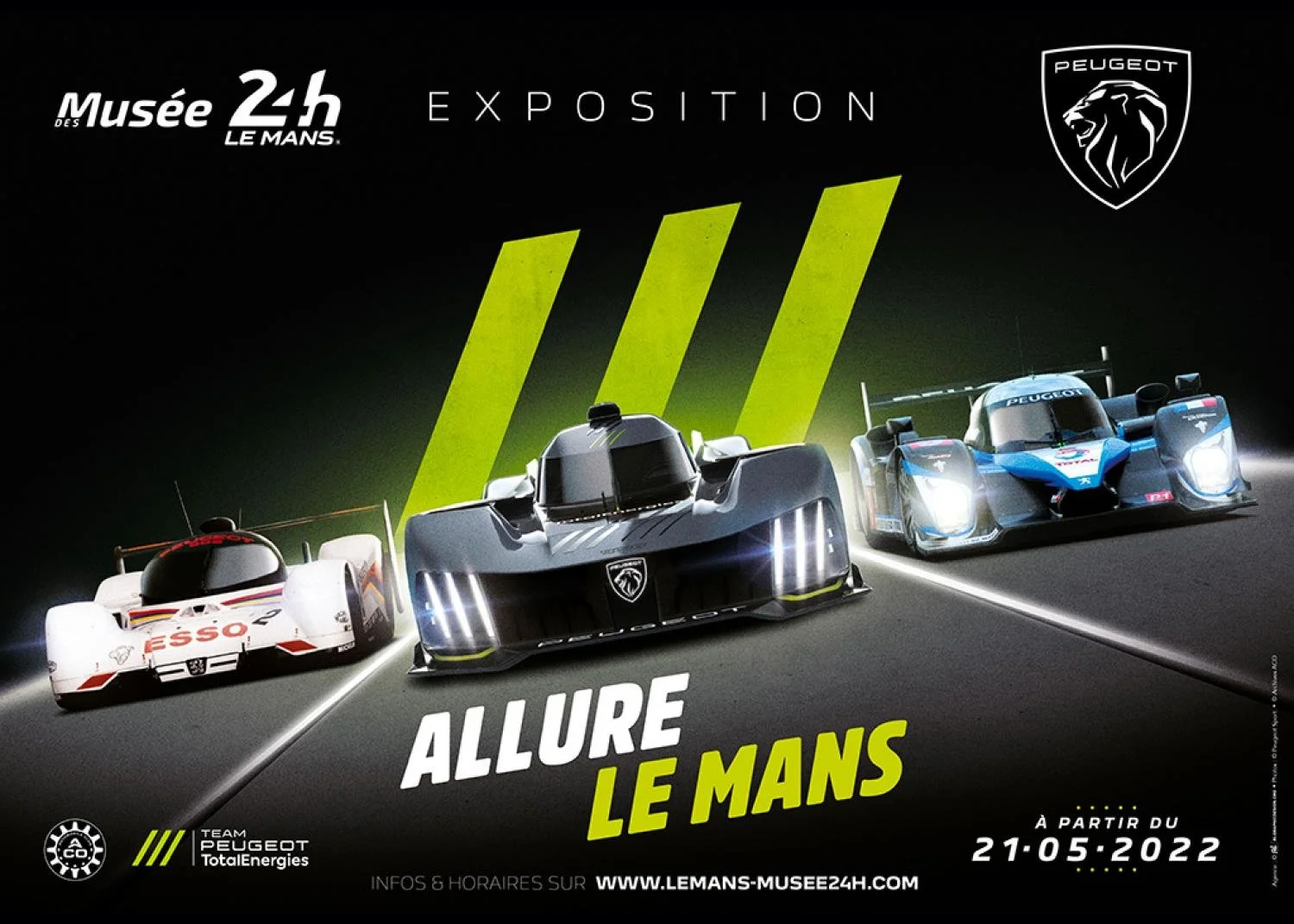 Peugeot a l’honneur d’une nouvelle exposition temporaire au musée des 24H du Mans
