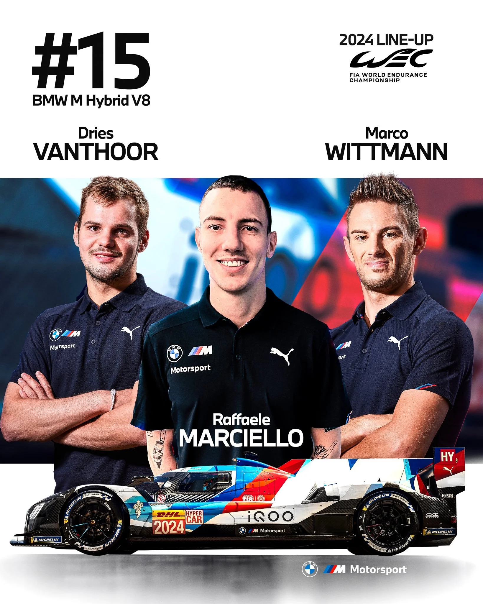 Le BMW M Team WRT présente ses équipages pour le WEC 2024 !