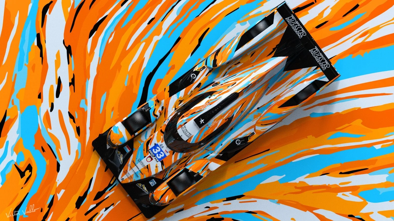 DKR Engineering nous présente la livrée de son LMP2 pour les 24 heures du Mans !