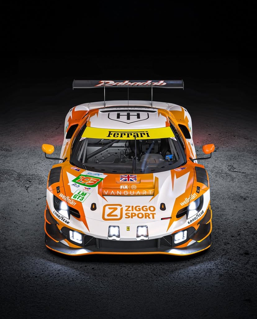 24 heures du Mans 2025 - Découvrez la livrée de la Ferrari 296 LMGT3 du team Ziggo Sport Tempesta Racing