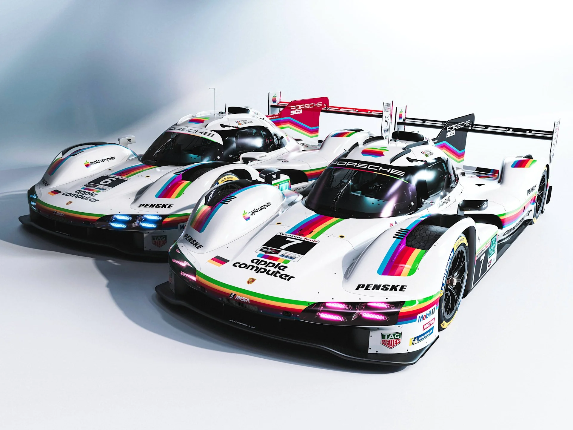 IMSA – Porsche Penske Motorsport fait revivre la livrée Apple Computer pour Laguna Seca !