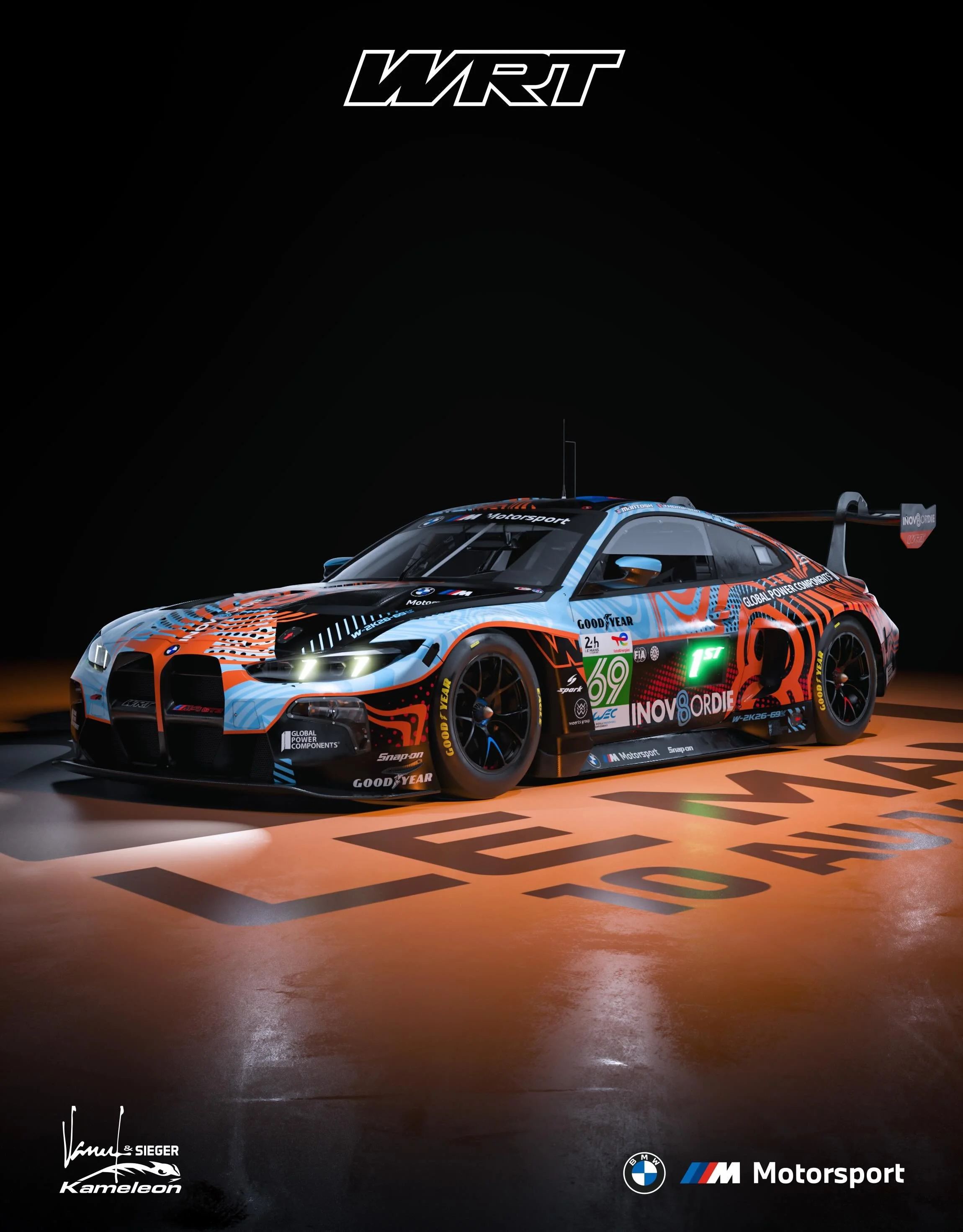 Deux livrées spectaculaires pour les BMW du team WRT engagées en LMGT3 !