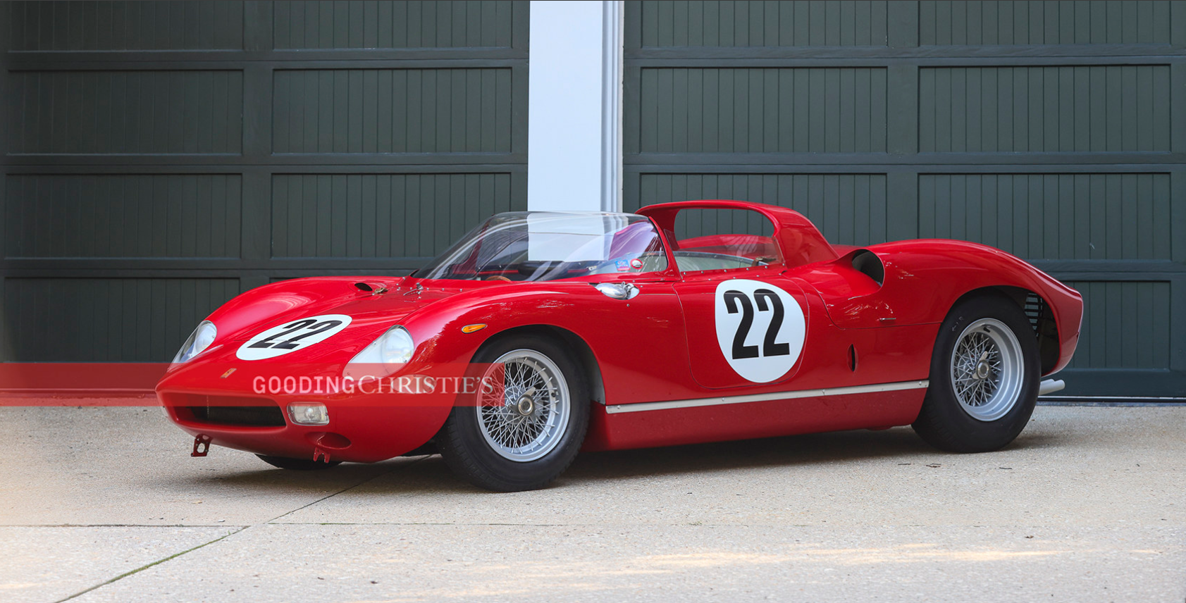 Gooding Christie's annonce la mise en vente d'une Ferrari 250 P lors de sa vacation de Pebble Beach !