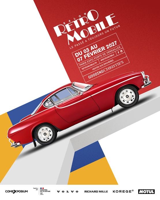 Découvrez l'affiche de Rétromobile 2027 !