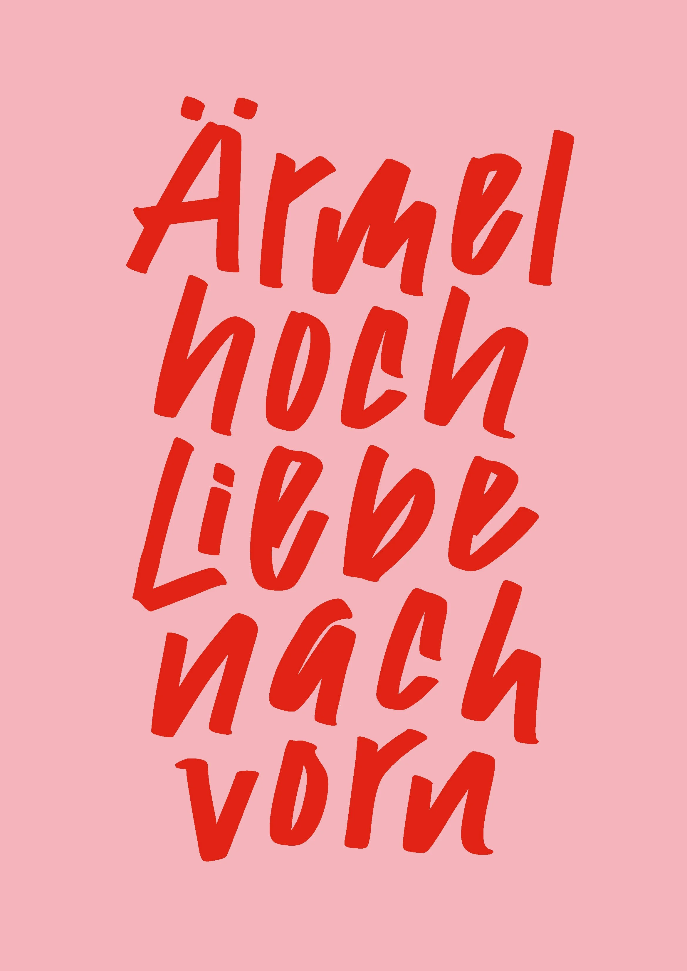A3 Print "Ärmel hoch"
