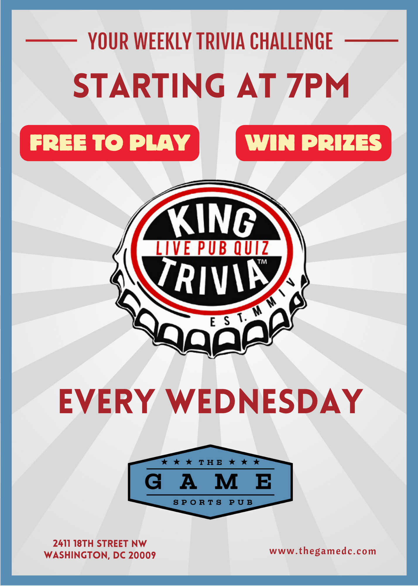 The Game Sports Pub Washington, DC