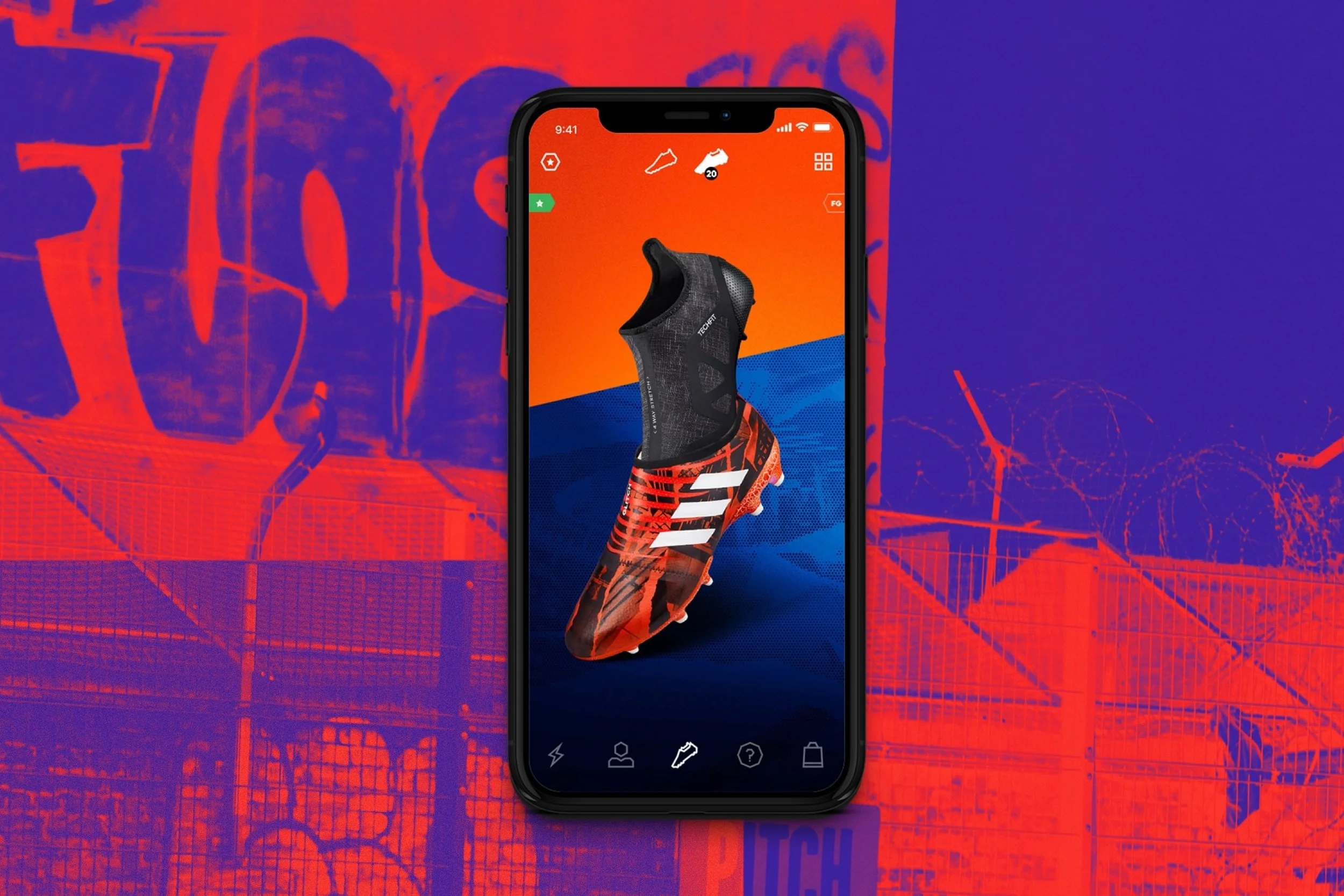 adidas website glitch