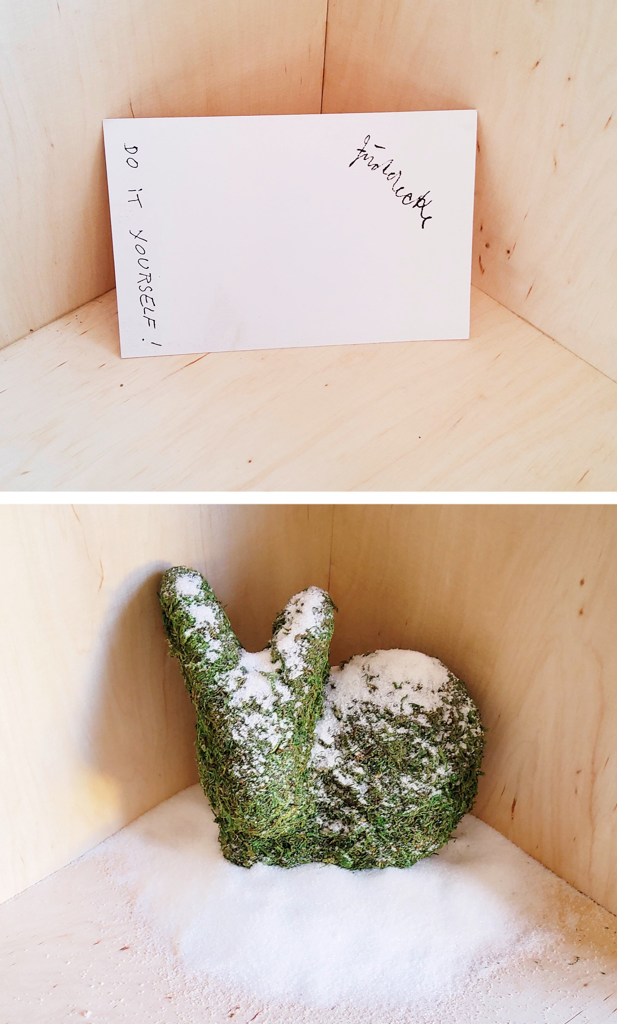   Joseph Beuys    Zuckerecke  (mit einer Umsetzung von Martin Schwarz) 