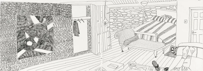   Nathalie David   Detail aus «Mein Schlafzimmer» 