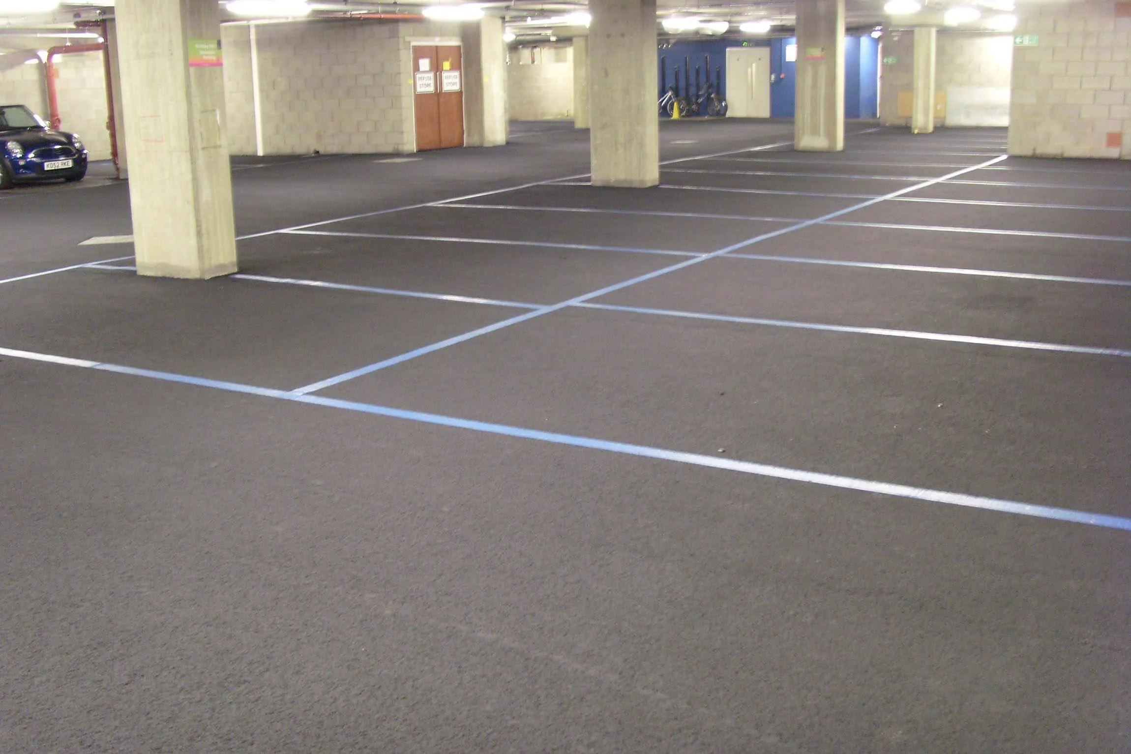 Tarmac car park cleaned & restored perfectly. LS25 area.