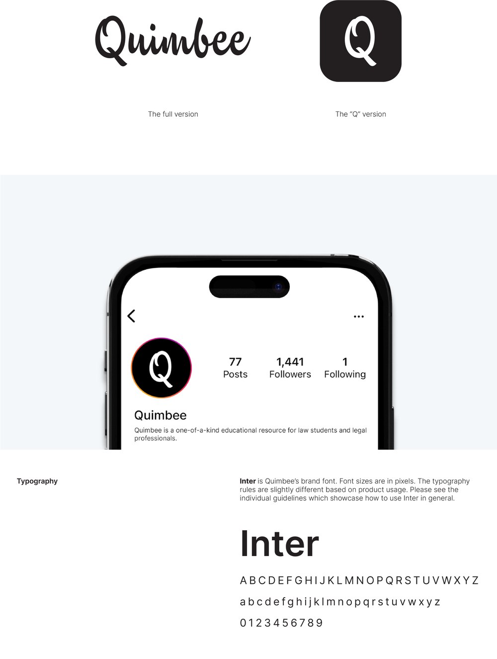 Quimbee Branding — Hien Le