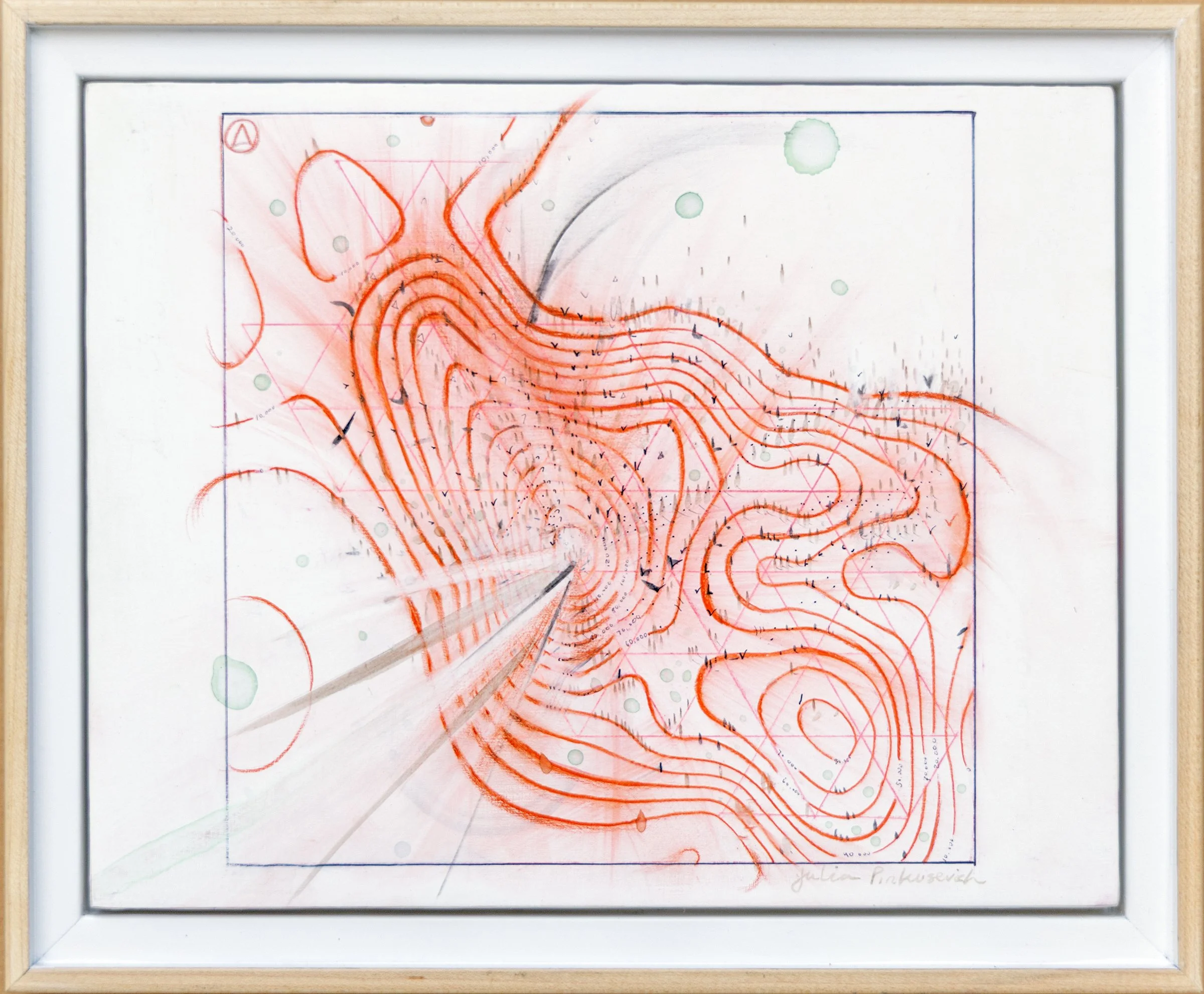 Isorithm 26-3 Los Angeles, Ink, acrylic and pencil on panel, 8 x 10%22 2026 Pinkusevich SM.jpg