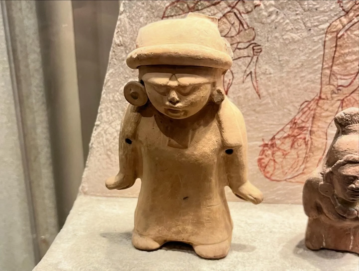  clay figurine at museo nacional de antropologia 