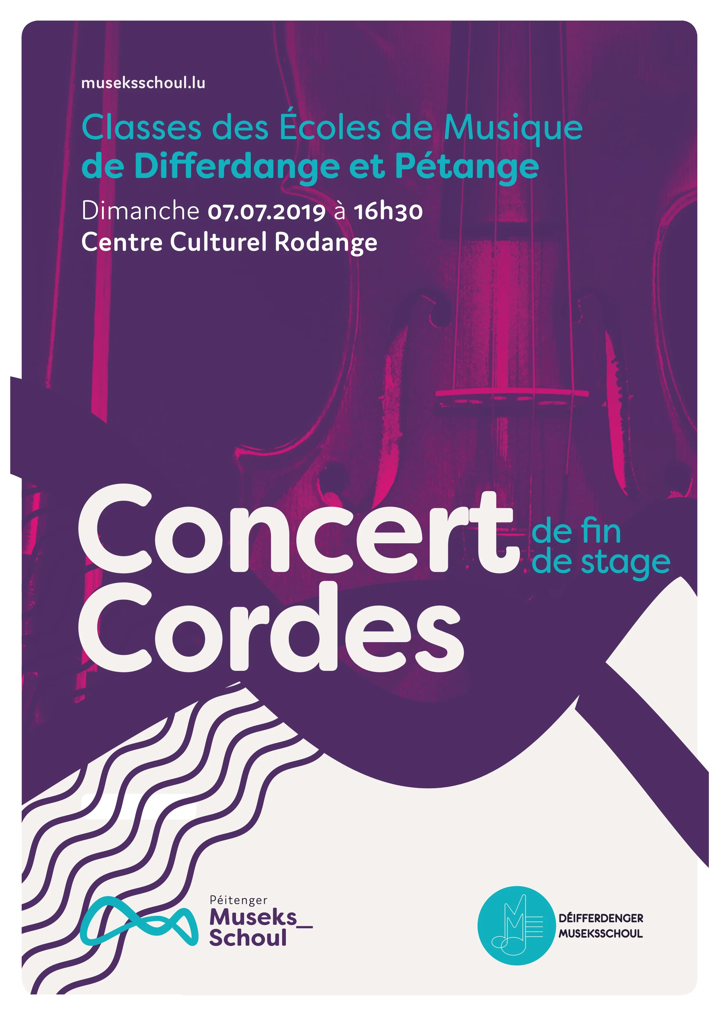 Le concert de fin de stage